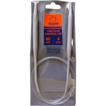 Apple Pletací jehlice kruhové 60 cm - 8 mm