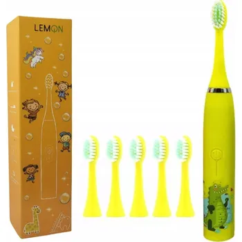 Elektrický zubní kartáček KARTÁČEK SONICKÝ ELEKTRICKÝ HLAVICE ŽLUTÁ