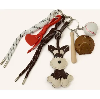 Kabelka Unio Dámský Přívěsek Na Tašku, tmavě hnědá / béžová / bílá,...