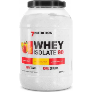 Protein 7NUTRITION Whey Isolate 90 2000g Syrovátkový izolát Jahoda-Banán (Jahoda-Banán)