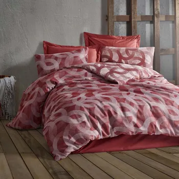 Povlečení BAVLNĚNÉ LOŽNÍ POVLEČENÍ COTTONLOVE JACQUARD SPOTY 160X200 CM, 2 KS 70X80 CM VZOROVANÉ