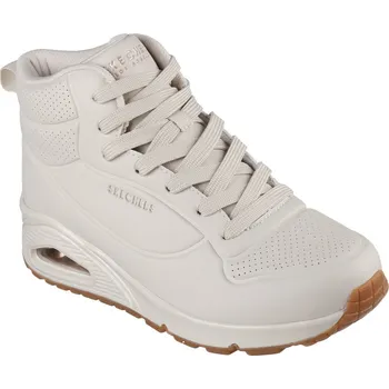 Pánská tenisová obuv Dámská rekreační obuv SKECHERS-Uno Lace Up High off white Šedá 40