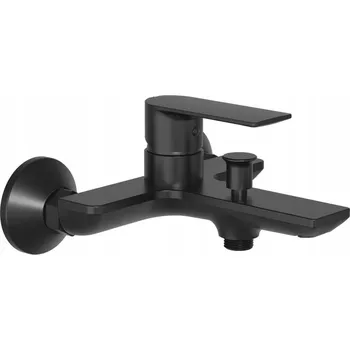 Vodovodní baterie Jednopáková nástěnná vanová a sprchová baterie Excellent Glad, černá