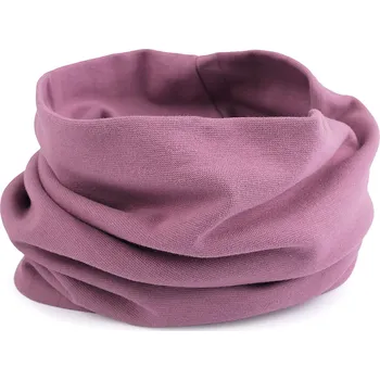 Čepice Bavlněná čepice / nákrčník unisex, velké, 40 starorůžová nákrčník