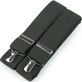 Kšandy Šle šíře 3,5 cm délka 125 cm, střední, 50 zelená tmavá