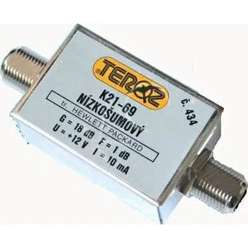 Anténní zesilovač Anténní zesilovač pásmový K21-69 nízkošumový, TEROZ 434X