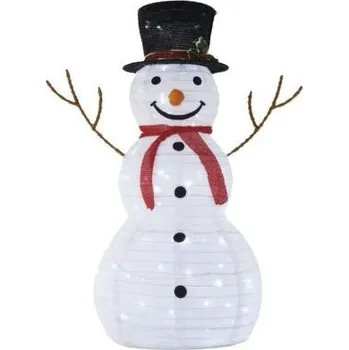 Bodové svítidlo Emos LED skládací sněhulák, 90 cm, venkovní i vnitřní, studená bílá