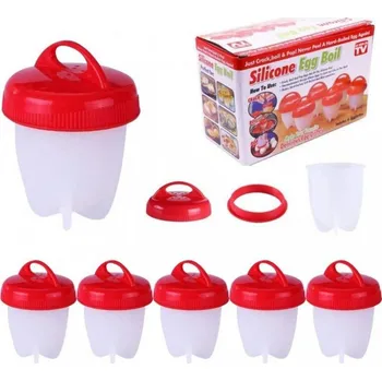Vařič vajec Egg Boil Silikónové formičky na vaření vajec
