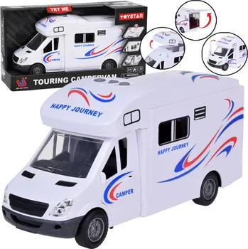 autíčko Obytné auto se zvuky a světly 30 cm bílé