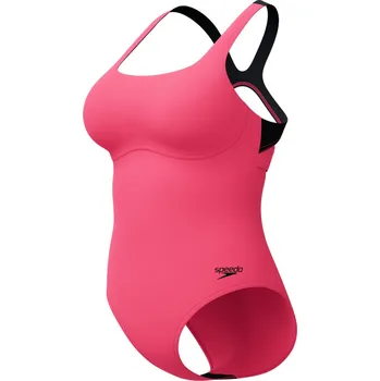 Dámské plavky Speedo Flex Band Swim Bra 1 Piece Dark Pink 4XL - UK44