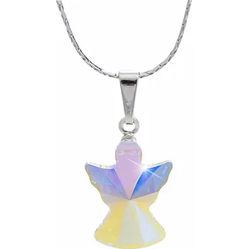 Módní doplněk JSB bijoux s.r.o. Náhrdelník z bižuterní slitiny krystal ve tvaru anděla Swarovski AB