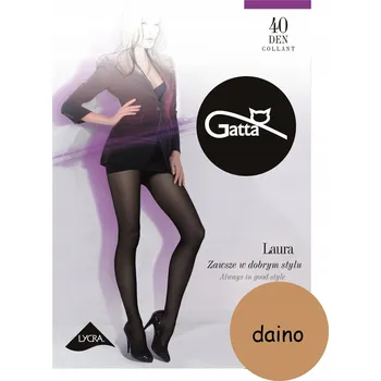 Dámské punčochy Gatta punčocháče Laura 40 DEN Lycra Daino 5-XL