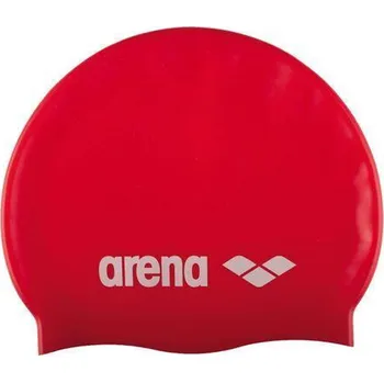 Plavecká čepice ARENA Arena Badmuts Classic Silicone Rood BÍLÁ|ČERVENÁ