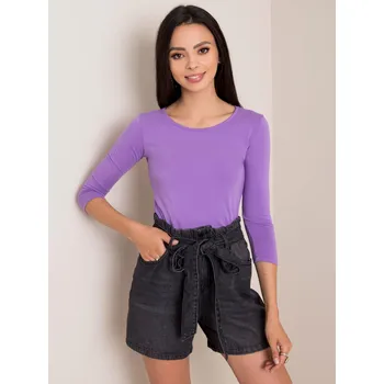 Dámská halenka Základní vřesová bavlněná halenka BASIC Feel Good fialová 1454043