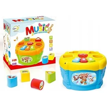 Hudební nástroj pro děti DÁREK PRO CHLAPCE HUDEBNÍ BUBNOVÁ HRAČKA ROZVÍJÍ PŘEDSTAVIVOST