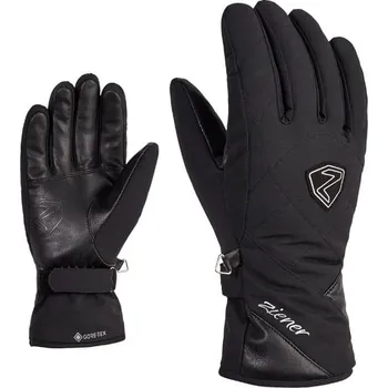 Ziener lyžařské rukavice KAMEA GTX lady glove 2023/2024 Černá 8,5 Dámské