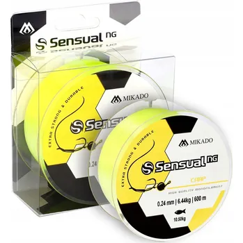 Mikado Vlasec Sensual NG Carp 0.35mm/300m - Žlutý