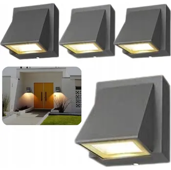 Venkovní osvětlení BENMA LED Nástěnné Svítidlo 8W IP65 3000K Černé, Vnitřní i Venkovní