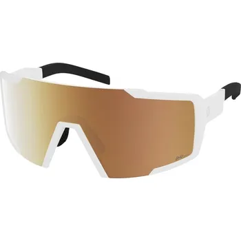 SCOTT Sportovní brýle Shield LS 2026 Bílá AMP LS gold chrome S1-3