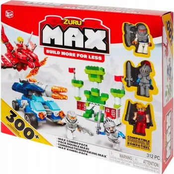 ostatní stavebnice STAVEBNICE ZURU MAX 3 figurky, 312 dílů