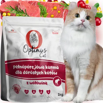 Krmivo pro kočku Suché hovězí krmivo PetFoodOstrowscy 1 kg