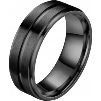 Prsten Prsten Pečetní Černý Ocel Ocel Black