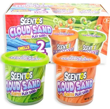 kinetický písek VOŇAVÝ KINETICKÝ PÍSEK NADÝCHANÝ S FORMIČKAMI SCENTOS 40398