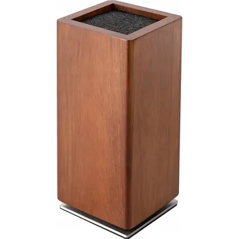 Otočný dřevěný magnetický blok na nože 360°, volně vkládatelné, stojan na nože