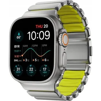 Náramek Náramek Nomad pro Apple Watch 24mm stříbrný