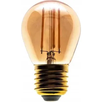Žárovka LED žárovka filament E27 4W G45 teplá 2200K Amber