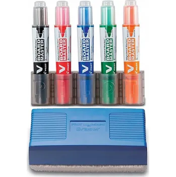 Fixy popisovače PILOT V BOARD masters 5 barev + houbička sada