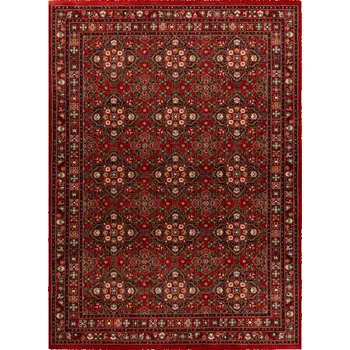 Koberec Koberec KASHQAI 4372 300 květiny / rám, bordó