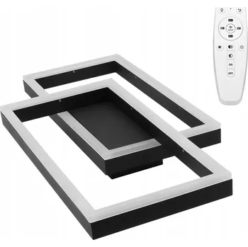 Stropní Svítidlo Stropní Svítidlo LED 48W CCT s dálkovým ovládáním, černá