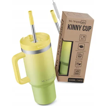 Termohrnek Termohrnek VESPERBOX Kinny z oceli s uchem a brčkem 500ml 950ml 1 200 Ml