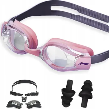 PLAVECKÉ BRÝLE LI-NING ANTI-FOG DO BAZÉNU + ŠPUNTY DO UŠÍ