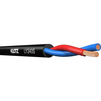 Audio kabel Reproduktorový kabel Klotz LY240S 2 x 4 mm2, 1 m, OFC