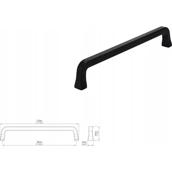 Rukojeť SIRO 2525-171PB12 matně černá