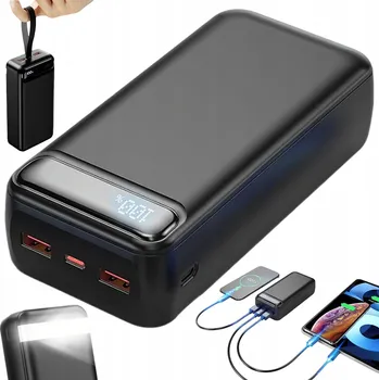 Powerbanka POWERBANKA 50000 MAH 22.5W RYCHLÉ NABÍJENÍ LED DISPLEJ 2 USB / 1 TYPE-C