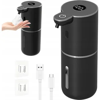 Dávkovač mýdla Bezkontaktní dávkovač mýdla nástěnný Bedee 380 ml černý