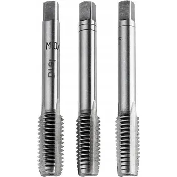 Závitořezný nástroj Závitníky M10 - Stoupání závitu 1,5 mm - 3 ks