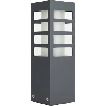 Stojací lampa Kvadratický osvětlovací sloupek Su-ma E27 25 cm černý