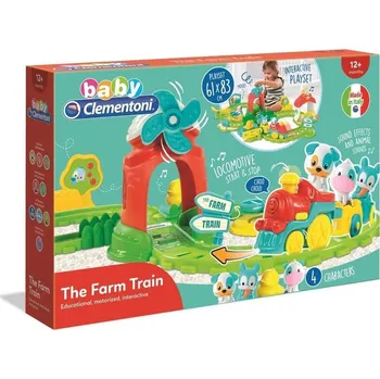 ostatní stavebnice Stavebnice Clementoni Farma Baby plastové 3 prvky 12 m +