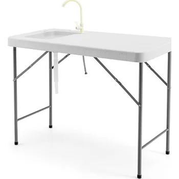 kempingový stůl Přenosný stůl se dřezem