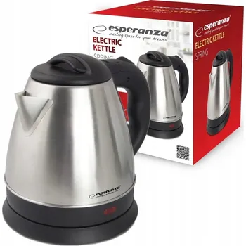Rychlovarná konvice Rychlovarná konvice Esperanza Spring 1350 W 1 l stříbrná/šedá
