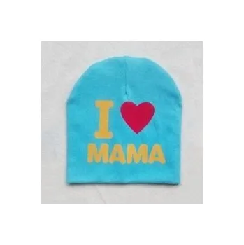 Čepice Dětská zimní čepice I LOVE MAMA, I LOVE PAPA 9