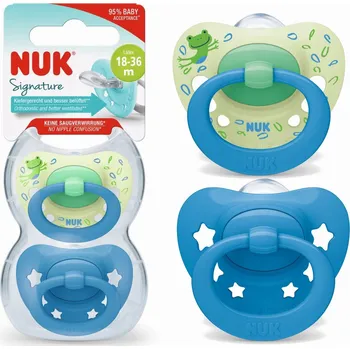 dudlíky Anatomický silikonový Dudlík NUK 18 měsíců +