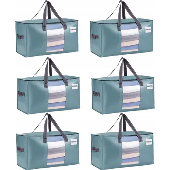 Úložný box VENO Taška 76L na Uskladnění Oblečení a Stěhování 6 ks