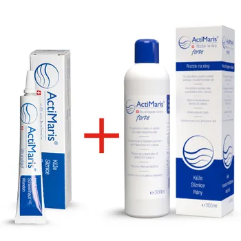 Bylinná léčivá mast ActiMaris ActiMaris – gel a roztok s aktivním kyslíkem pro péči o pokožku 20 g + 300 ml