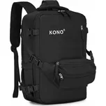 Kono Ultimate cestovní batoh s ledvinkou - 19L - černá