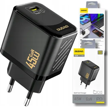 USB C NABÍJEČKA SÍŤOVÁ NABÍJEČKA PRO TELEFON PD 45W GaN USB-C UNIVERZÁLNÍ